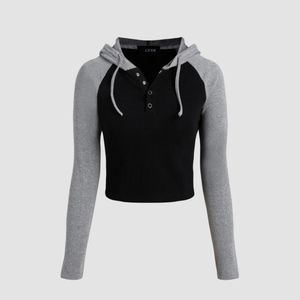 Cropped Pullover Sweatshirt